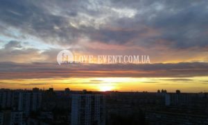 Фото Вид с крыши на закат