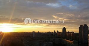 Фото Вид с крыши на закат