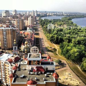 Фото Девичник Вид с крыши на Оболонскую набережную