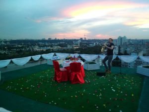 Фото Свидание на крыше - Оболонь