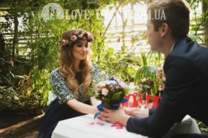 Фото Молодожены в оранжерее Тропики