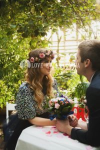 Фото Молодожены в оранжерее Тропики